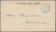 China - Shanghai: 1893, Envelope 1 C. With LPO Emboss Canc. Bilingual Blue "LOCAL POST SHANGHAI" To - Other & Unclassified