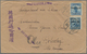 China - Provinzausgaben - Mandschurei (1927/29): 1928/32, Two Covers With Ki-hei Ovpt. Issues To Swi - Manchuria 1927-33