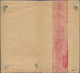 China - Provinzausgaben - Sinkiang (1915/45): 1915, Junk 5 C. (only Bottom Half), 4 C. Tied Bilingua - Xinjiang 1915-49