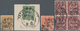 China - Provinzausgaben - Chinesische Post In Tibet (1911): 1911, Surcharges Used: On 1 C., 2 C. (on - Sinkiang 1915-49