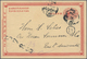 China - Ganzsachen: 1898, Card CIP 1 C., Question Part Of Double Card, Canc. "TIENTSIN 24 MAY 13" Us - Postcards