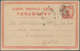 China - Ganzsachen: 1915, UPU Card 4 C. Canc. "CANTON 15 OCT 17" To USA, Letter Box Mark "Canton Pos - Postales