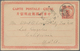 China - Ganzsachen: 1915, UPU Card 4 C. Canc. "CANTON 15 OCT 17" To USA, Letter Box Mark "Canton Pos - Postcards