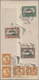 China - Flugpost: 1929, FFC Shanghai-Nanking, Biplane 15 C., 30 C., 45 C. (top Margin Imprint Copy) - Other & Unclassified