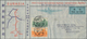 China - Flugpost: 1937, FFC Eurasia Peiping-Hong Kong: Great Wall Airmails 15 C., 25 C. Tied "PEIPIN - Other & Unclassified