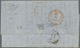 China - Incoming Mail: 1853, England, QV 1 Sh. Greenoctogonal Imperf. Horizontal Strip-4 (faults) Ca - Autres & Non Classés