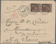 China - Fremde Postanstalten / Foreign Offices: France, 1895, To Samos/Turkey Empire (Greece): Offic - Autres & Non Classés