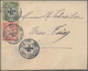 China - Fremde Postanstalten / Foreign Offices: France, 1904, 5 C. And 10 C. Mixed-issues Franking T - Altri & Non Classificati