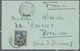 China - Fremde Postanstalten / Foreign Offices: France, 1907, Type Mouchon 10 C./25 Ct., Two Covers: - Autres & Non Classés
