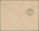 China - Fremde Postanstalten / Foreign Offices: 1892, Crown/eagle 20 Pf Blue Tied Large "KDPA SHANGH - Autres & Non Classés