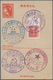 China - Besonderheiten: People's Republic Of China, 1950-1952, Luda Mao Zedong Stamped Postcards, Ad - Autres & Non Classés