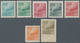 China - Volksrepublik: 1950, Gate Of Heavenly Peace Definitives, Third Issue (R3), Complete Set Of 7 - Covers & Documents