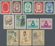 China - Volksrepublik: 1955, 11 Sets, Including C31, C33, C34, C35, C37, C38, C42, C44, C46, C48, An - Covers & Documents