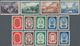 China - Volksrepublik: 1957/1959, Eleven Issues Unused No Gum As Issued: Army (C41), October Revolut - Covers & Documents