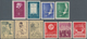 China - Volksrepublik: 1957/1959, Ten Issues Unused No Gum As Issued: October Revolution (C44), Marx - Cartas & Documentos