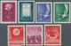 China - Volksrepublik: 1957/1959, Ten Issues Unused No Gum As Issued: October Revolution (C44), Marx - Lettres & Documents