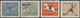 Delcampe - China - Volksrepublik: 1959/1962, Six Issues: Harvest Block Of Four (C60) Unused No Gum As Issued, 4 - Cartas & Documentos