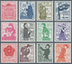 Delcampe - China - Volksrepublik: 1959/1962, Six Issues: Harvest Block Of Four (C60) Unused No Gum As Issued, 4 - Lettres & Documents