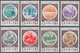 China - Volksrepublik: 1959, Six Issues Unused No Gum As Issued Resp. MNH: Harvest Block Of Four (C6 - Cartas & Documentos