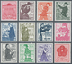 Delcampe - China - Volksrepublik: 1959/1963, Six Issues: Harvest Block Of Four (C60) Unused No Gum As Issued, C - Cartas & Documentos