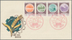 China - Volksrepublik: 1959, 8 First Day Covers Of C674, C67, C68, C69, C70, C73, And S36, Bearing T - Lettres & Documents