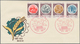 Delcampe - China - Volksrepublik: 1959, 8 First Day Covers Of C674, C67, C68, C69, C70, C73, And S36, Bearing T - Covers & Documents