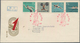 China - Volksrepublik: 1959, Set Of 4 FDCs Addressed To Hamburg, Germany, Bearing The Full Set Of Th - Lettres & Documents