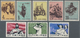 China - Volksrepublik: 1961/62, Rebirth Of The Tibetan People (S47), Complete Set Of 5, And Support - Lettres & Documents