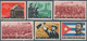 China - Volksrepublik: 1963, 4th Anniv Of Cuban Revolution (C97), Complete Set Of 6, MNH (Michel €10 - Lettres & Documents