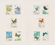 China - Volksrepublik: 1963, Butterflies, Both Sets Within Presentation Folder With Coloured Cover " - Lettres & Documents