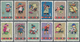 China - Volksrepublik: 1963, Children (S54), 2 Complete Sets Including The Perforate And Imperforate - Lettres & Documents