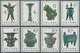 China - Volksrepublik: 1964/1965, Four Sets: Pottery (S63) MNH, Peking Buildings (R13) Unused No Gum - Lettres & Documents