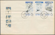 China - Volksrepublik: 1965, Chinese Mountaineering Achievements (S70), Complete Set Of 5 On 2 FDCs, - Lettres & Documents