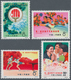 China - Volksrepublik: 1972, Five Issues MNH Resp. Unused No Gum As Issued: Yenan Talks (N33-N38), P - Lettres & Documents