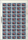 Delcampe - China - Volksrepublik: 1978, Arts And Crafts (T29), 50 Complete Sets Of 10 As Full Sheets, CTO Cance - Covers & Documents