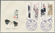 Delcampe - China - Volksrepublik: 1979/80, Sets Of FDCs, Including T37, T43, T44, T45, T54, And T54M, All With - Cartas & Documentos