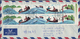 Delcampe - China - Volksrepublik: 1980/82, 4 Covers Addressed To Linz, Austria, Bearing Stamps From The Booklet - Lettres & Documents
