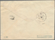 China - Volksrepublik - Ganzsachen: 1956, Envelope 8 F. Green (2), Imprint 1-1956 Uprated 8 F. Vermi - Postales