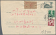 China - Volksrepublik - Ganzsachen: 1959, Envelope 8 F. Grey, Imprint 7-1959, Uprated 2 F., 10 F. Fo - Postcards