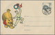 China - Volksrepublik - Ganzsachen: 1959, Arts Envelope 8 F. Grey "100 Flowers" (imprint 23-1959) Ct - Postkaarten