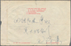 China - Volksrepublik - Ganzsachen: 1967, Cultural Revolution Envelope 8 F. (20-1967) Canc. "Sinkian - Cartes Postales