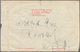 China - Volksrepublik - Ganzsachen: 1967, Cultural Revolution Envelope 8 F. (20-1967) Canc. "Sinkian - Postcards