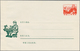 Delcampe - China - Volksrepublik - Ganzsachen: 1970/73, "paper Cut" Envelopes 10 F. Carmine: Used As Postal Ser - Cartes Postales