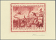 Delcampe - China - Volksrepublik - Ganzsachen: 1970/73, "paper Cut" Envelope 10 F. Carmine Uprated 2 F. (strip- - Postales