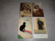 Beau Lot De 20 Cartes Postales De Fantaisie  Chats  Chat  Mooi Lot 20 Postkaarten Van Fantasie Katten  Kat   -  20 Scans - 5 - 99 Cartes