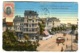 Sofia Rue Targovska And Grand Hotel  With Tram Colour Litho Sent 1914 To Denmark - Bulgaria