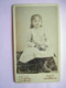 PHOTO CDV 19 Eme JEUNE FILLE ET SON JOUET BALLON   MODE  Cabinet DUFEY A NANCY CONTREXEVILLE - Anciennes (Av. 1900)