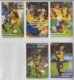 UKRAINE 2005 FOOTBALL SHEVCHENKO KRAVCHENKO DMYTRULIN VORONIN ISHCHENKO ALIEV TCHEBERYACHKO 5 CARDS - Sport