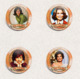 Delcampe - 140 X Mary Tyler Moore Movie Film Fan ART BADGE BUTTON PIN SET (1inch/25mm Diameter) - Cinéma