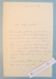 L.A.S 1903 Louis JACQUESSON DE LA CHEVREUSE Peintre & Compositeur Né à Toulouse - à Bouguereau Lettre Autographe LAS - Autres & Non Classés